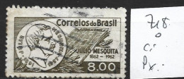 BRESIL 718 Oblitéré Côte 0.40 € - Used Stamps