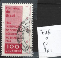 BRESIL 716 Oblitéré Côte 0.45 € - Used Stamps