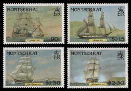 Montserrat 1986 - Mi-Nr. 643-646 ** - MNH - Schiffe / Ships - Montserrat