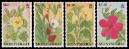 Montserrat 1994 - Mi-Nr. 888-891 ** - MNH - Blumen / Flowers - Montserrat