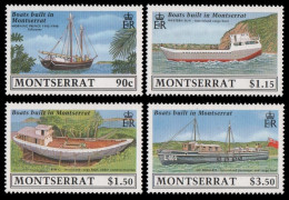 Montserrat 1989 - Mi-Nr. Mi.Nr. 746-749 ** - MNH - Schiffe / Ships - Montserrat