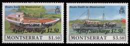 Montserrat 1989 - Mi-Nr. 755-756 ** - MNH - Schiffe / Ships - Montserrat