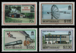 Montserrat 1986 - Mi-Nr. 647-650 ** - MNH - Rundfunkwesen - Montserrat