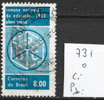 BRESIL 731 Oblitéré Côte 0.20 € - Used Stamps