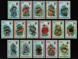 Montserrat 1981 - Mi-Nr. 445-460 I ** - MNH - Fische / Fish (II) - Montserrat