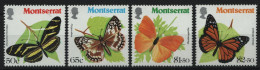 Montserrat 1981 - Mi-Nr. 441-444 ** - MNH - Schmetterlinge / Butterflies - Montserrat