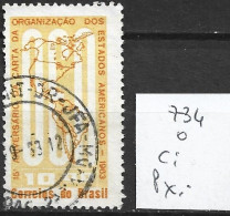 BRESIL 734 Oblitéré Côte 0.20 € - Used Stamps