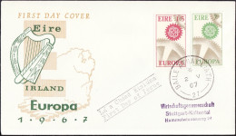 Irlande - Ireland - Irland FDC2 1967 Y&T N°191 à 192 - Michel N°192 à 193 - EUROPA - FDC