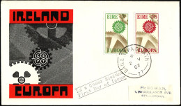 Irlande - Ireland - Irland FDC3 1967 Y&T N°191 à 192 - Michel N°192 à 193 - EUROPA - FDC