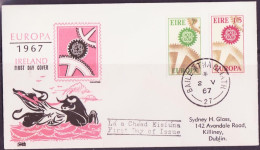 Europa CEPT 1967 Irlande - Ireland - Irland FDC1 Y&T N°191 à 192 - Michel N°192 à 193 - 1967