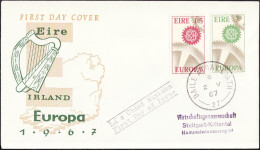 Europa CEPT 1967 Irlande - Ireland - Irland FDC2 Y&T N°191 à 192 - Michel N°192 à 193 - 1967