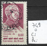 BRESIL 749 Oblitéré Côte 0.20 € - Used Stamps