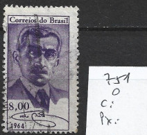 BRESIL 751 Oblitéré Côte 0.20 € - Used Stamps