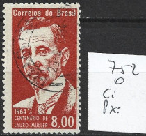 BRESIL 752 Oblitéré Côte 0.20 € - Used Stamps