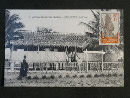 AE43 GABON AEF   BELLE CARTE 1918 POSTE DE CAP LOPEZ  + AFF. INTERESSANT+++ - Covers & Documents