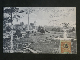 AE43 GABON AEF   BELLE CARTE 1913   ELOBY. LIBREVILLE  A CLICHY  FRANCE   + AFF. INTERESSANT+++ - Briefe U. Dokumente