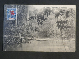 AE43 GABON AEF   BELLE CARTE 1913 MAYUMBA A ASNIERES   FRANCE  +PONT  + AFF. INTERESSANT+++ - Covers & Documents
