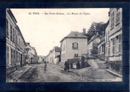80. Poix. Rue Porte Boiteux. La Montée De L'église - Poix-de-Picardie
