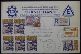 VIETNAM - Enveloppe Commerciale En Recommandé De Saigon Pour La France En 1971 - L 148883 - Viêt-Nam