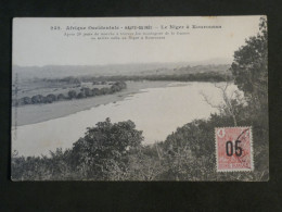 AE43  AOF GUINEE  BELLE CARTE 1913 A CLICHY  FRANCE  +FLEUVE +KOUROUSSA  + AFF. INTERESSANT+++ - Covers & Documents