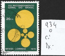 BRESIL 934 Oblitéré Côte 0.60 € - Used Stamps