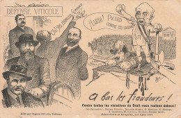 ILLUSTRATEUR - Défense Viticole - A Bas Les Fraudeurs - Carte Postale Ancienne - Sonstige & Ohne Zuordnung