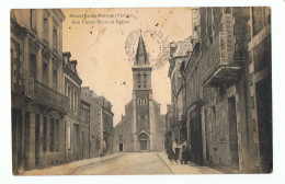 NEUVILLE DE POITOU - 86 - RUE VICTOR HUGO ET L`EGLISE - Neuville En Poitou