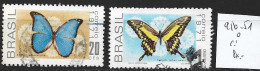 BRESIL 950-51 Oblitérés Côte 5 € - Used Stamps