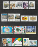 Liban Lebanon 2002 - Complete Year Collection - Rare Stamps Superb MNH - Libanon