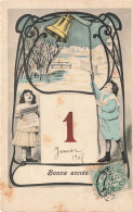 FÊTES ET VOEUX - Nouvel An - Des Enfants Sonnant La Cloche - Colorisé - Carte Postale Ancienne - Nouvel An