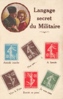 Le Langage Des Timbres * Langage Secret Du Militaire ! * Timbre Philatélie Stamps Stamps - Briefmarken (Abbildungen)