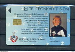 A23792)Olympia 94: Bund Olympia-Telefonkarte - Hiver 1994: Lillehammer