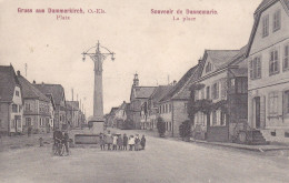 1919 DAMMERKIRCH- SOUVENIR DE DANNEMARIE- PLATZ- LA PLACE Correspondance - Dannemarie