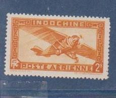 INDOCHINE   N°  YVERT  :  PA  12    NEUF AVEC  CHARNIERES      ( Ch  3 / 14 ) - Airmail