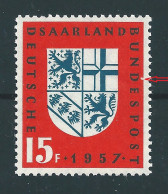 Saar   MiNr. 379 ** Abart  (sab31) - Unused Stamps