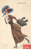 NAILLOD * CPA Illustrateur Naillod Art Nouveau * Série 108/5 * Skating Rink * Mode Femme Robe Chapeau Patins Roulettes - Naillod