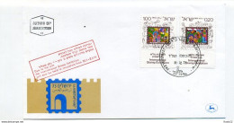 A24588)Israel 602 - 603 FDC - Brieven En Documenten