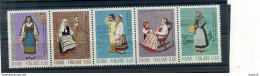 A24988)Finnland 733 - 737 ZDR** - Unused Stamps