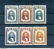 A25199)Island 231 - 236** - Unused Stamps