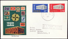 Irlande - Ireland - Irland FDC7 1969 Y&T N°232 à 233 - Michel N°230 à 231 - EUROPA - FDC