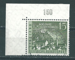 Saar MiNr. 436 Bogenecke, Vollstempel   (sab32) - Oblitérés