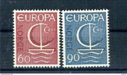 A25457)Norwegen 547 - 548**, Cept - Unused Stamps