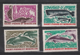 Saint Pierre Et Miquelon YT 391/394 Animaux Marins N** - Unused Stamps