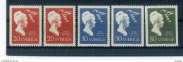 A25669)Schweden 443 - 445 C + D** - Unused Stamps