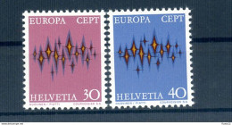 A25710)Schweiz 969 - 970**, Cept - Unused Stamps