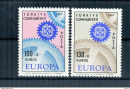 A25797)Tuerkei 2044 - 2045**, Cept - Unused Stamps