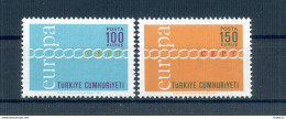 A25803)Tuerkei 2210 - 2211**, Cept - Unused Stamps