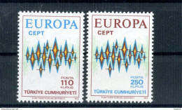 A25805)Tuerkei 2253 - 2254**, Cept - Unused Stamps