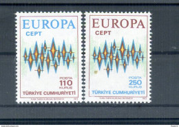 A25806)Tuerkei 2253 - 2254**, Cept - Unused Stamps