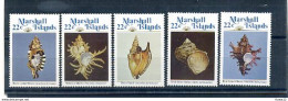 A32187)Marshallinseln 35 - 39*, Muscheln - Marshallinseln